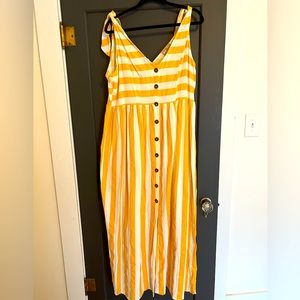 💛 Yellow Striped Dress 💛